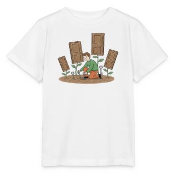 Portes en Croissance Jardinier - T-shirt bio MINI CREATOR Stanley/Stella Enfant - blanc - Devant - Maike (125cm)