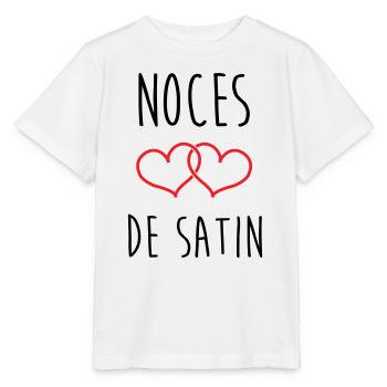 Satin Wedding 24 Years of Love - Stanley/Stella MINI CREATOR Kids’ T-Shirt - white - Front - Maike (125cm)