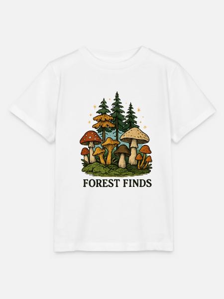 Waldfunds Pilz-Entdeckung - Stanley/Stella Kinder T-Shirt MINI CREATOR  - Weiß