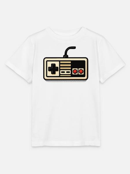 Retro-NES-Controller-Design - Stanley/Stella Kinder T-Shirt MINI CREATOR  - Weiß