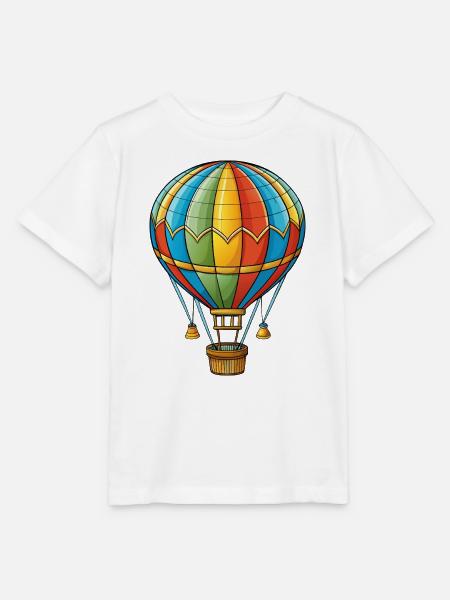 Heißluftballon - Stanley/Stella Kinder T-Shirt MINI CREATOR  - Weiß