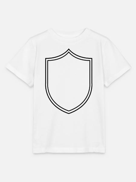 Mittelalterlicher Schild - Stanley/Stella Kinder T-Shirt MINI CREATOR - Weiß