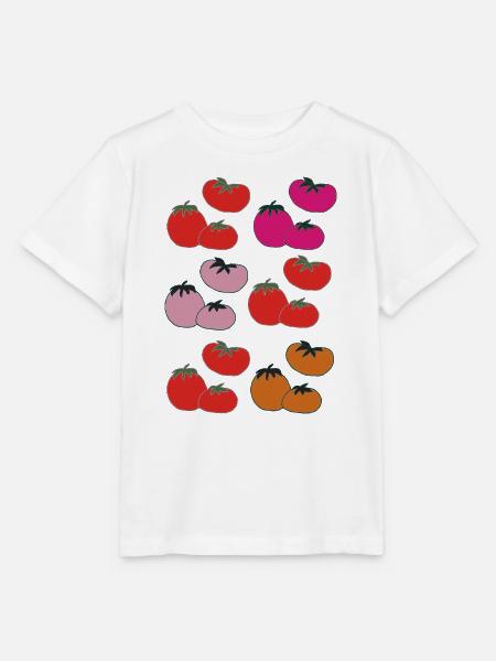 Tomaten Pop-Art Farbenspiel - Stanley/Stella Kinder T-Shirt MINI CREATOR - Weiß