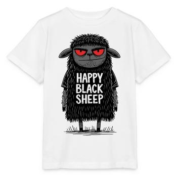 Fröhliches Schwarzes Schaf - Stanley/Stella Kinder T-Shirt MINI CREATOR  - Weiß - Vorne - Maike (125cm)