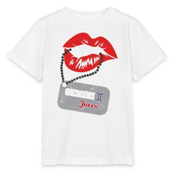 Zodiac sign Gemini - Stanley/Stella MINI CREATOR Kids’ T-Shirt - white - Front - Maike (125cm)