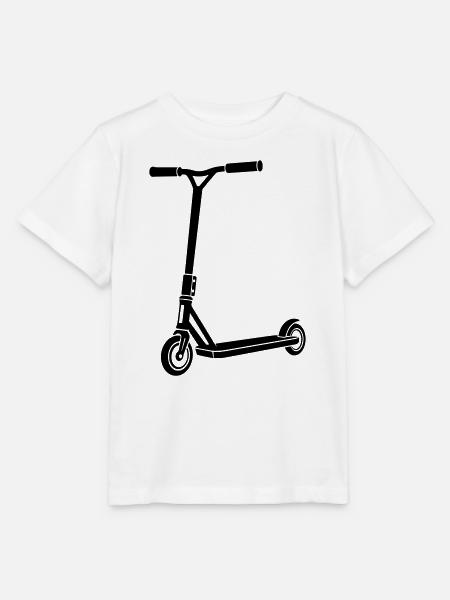 Stunt-Scooter - Stanley/Stella Kinder T-Shirt MINI CREATOR - Weiß