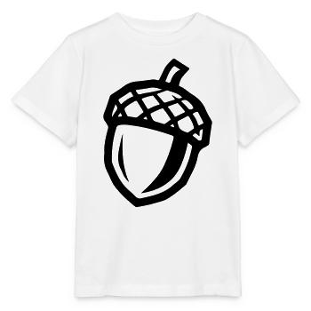 Eichel Symbol - Stanley/Stella Kinder T-Shirt MINI CREATOR  - Weiß - Vorne - Maike (125cm)