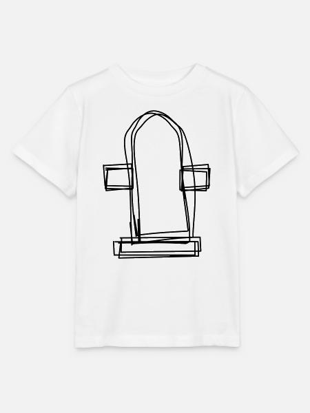 Hydrant handgezeichnet - Stanley/Stella Kinder T-Shirt MINI CREATOR - Weiß