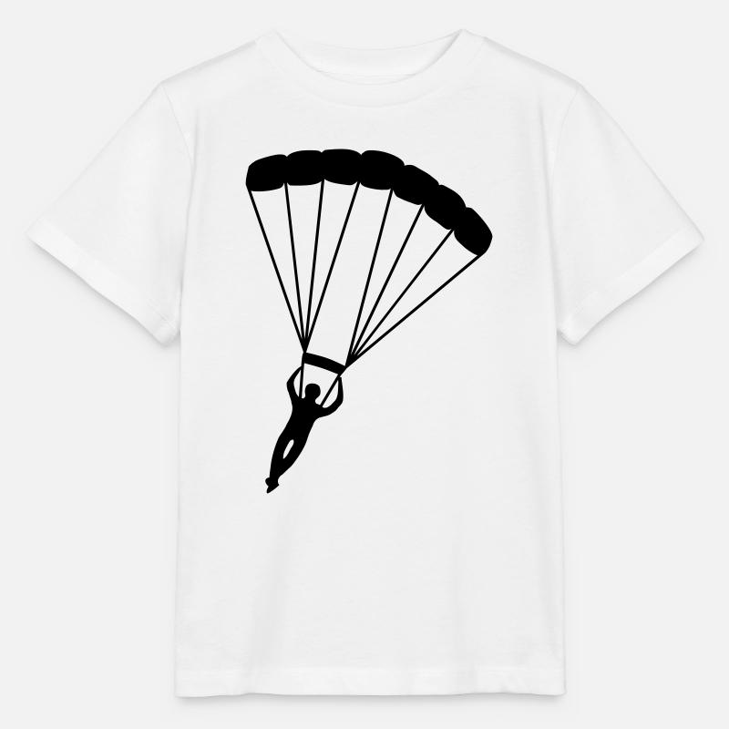 Fallschirm - Stanley/Stella Kinder T-Shirt MINI CREATOR  - Weiß