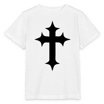 cross - Stanley/Stella MINI CREATOR Kids’ T-Shirt - white - Front - Maike (125cm)