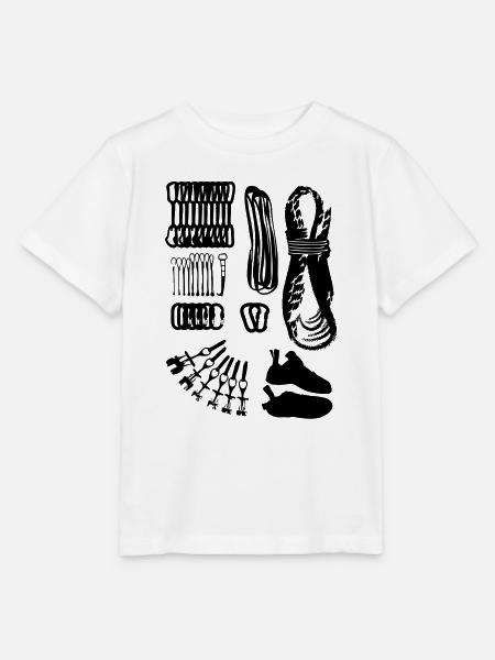 climbsrpead - Stanley/Stella Kinder T-Shirt MINI CREATOR  - Weiß