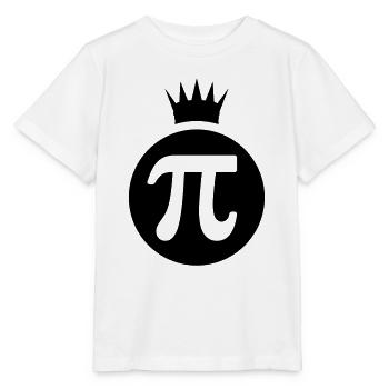 Pi king / Pi König (1c) - Stanley/Stella MINI CREATOR Kids’ T-Shirt - white - Front - Maike (125cm)