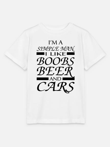 Car Auto - Stanley/Stella Kinder T-Shirt MINI CREATOR  - Weiß