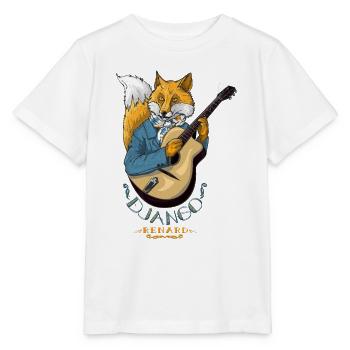 Django Renard - T-shirt bio MINI CREATOR Stanley/Stella Enfant - blanc - Devant - Maike (125cm)