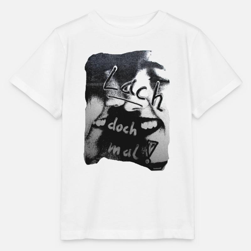 TOMZOFF Lach doch mal! - Stanley/Stella Kinder T-Shirt MINI CREATOR - Weiß