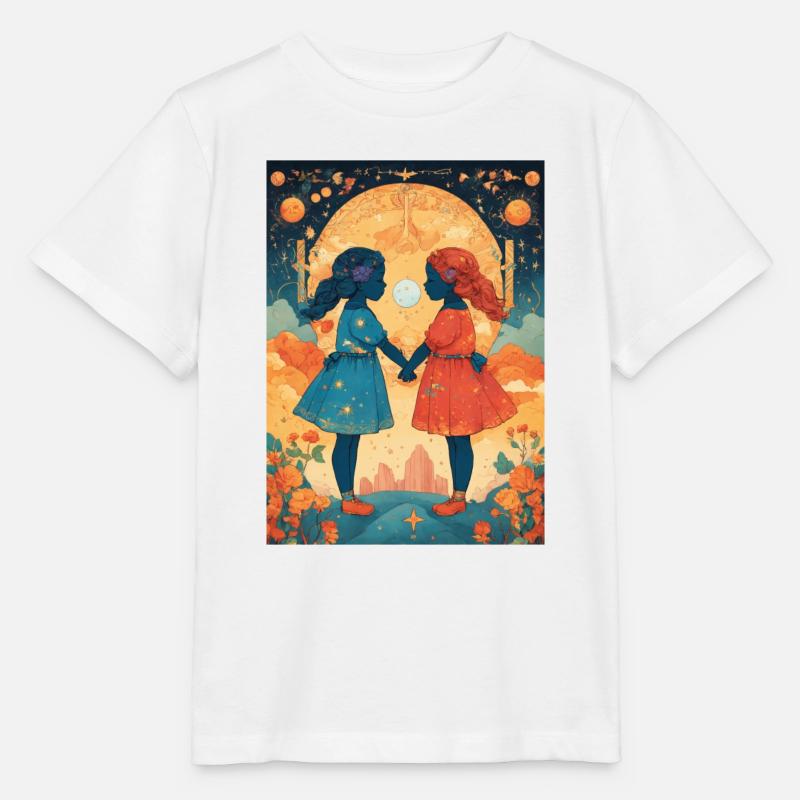 Sternzeichen Zwilling - Stanley/Stella Kinder T-Shirt MINI CREATOR  - Weiß