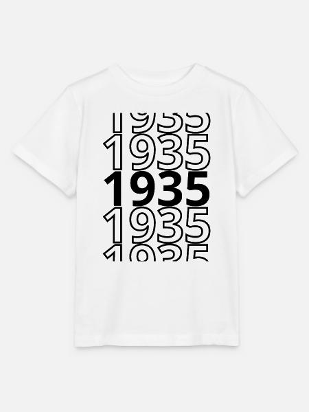 1935 1935 1935 - Stanley/Stella Kinder T-Shirt MINI CREATOR  - Weiß