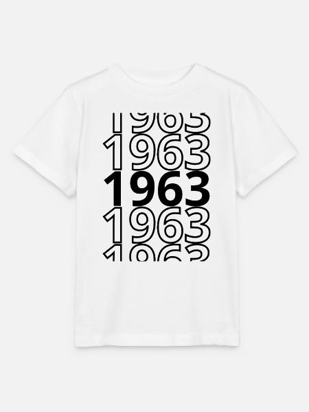 1963 1963 1963 - Stanley/Stella Kinder T-Shirt MINI CREATOR  - Weiß