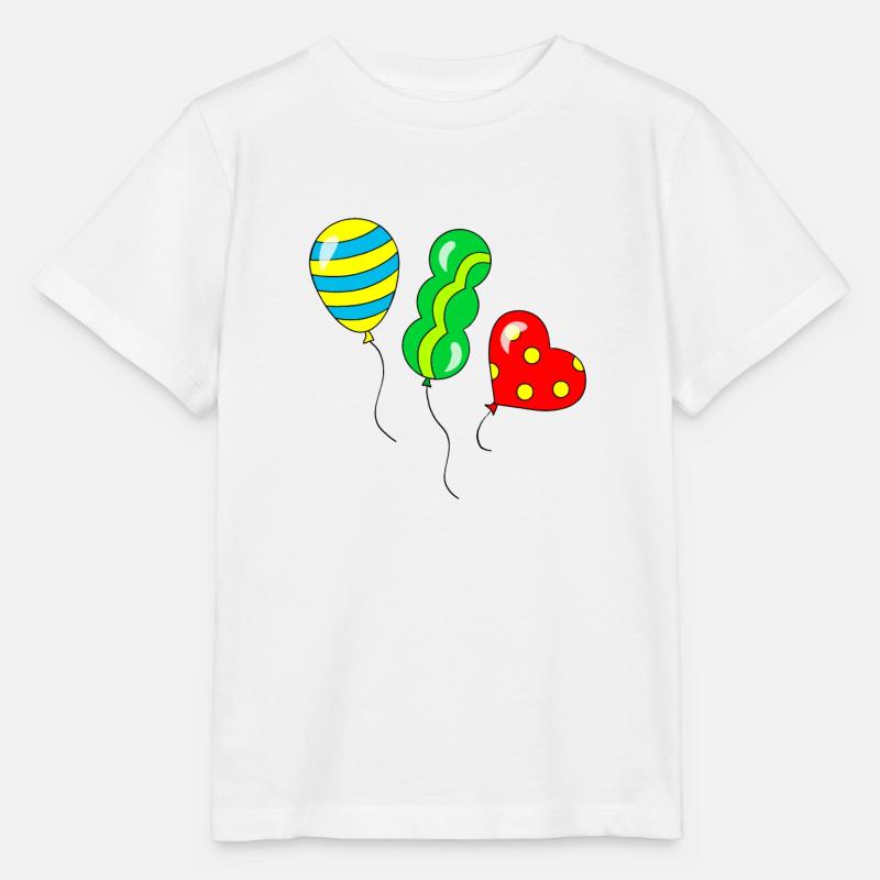 Lustige Luftballons - Stanley/Stella Kinder T-Shirt MINI CREATOR  - Weiß