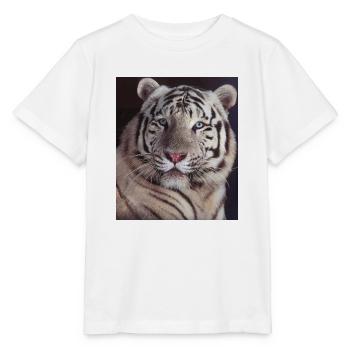 tigre blanc - T-shirt bio MINI CREATOR Stanley/Stella Enfant - blanc - Devant - Maike (125cm)