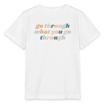 Vivez ce que vous traversez - Christian - T-shirt bio MINI CREATOR Stanley/Stella Enfant - blanc - Devant - Maike (125cm)