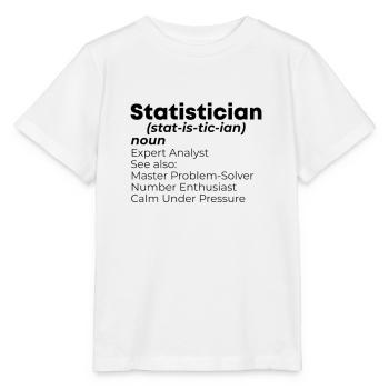 Statisticiens Mathématiciens - T-shirt bio MINI CREATOR Stanley/Stella Enfant - blanc - Devant - Maike (125cm)