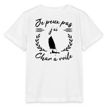 Ich kann nicht Ich habe Sandsegeln Geschenk Sport Humor - Stanley/Stella Kinder T-Shirt MINI CREATOR  - Weiß - Vorne - Maike (125cm)