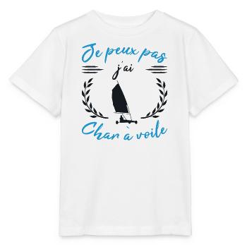 Ich kann nicht Ich habe Sandsegeln Geschenk Sport Humor - Stanley/Stella Kinder T-Shirt MINI CREATOR  - Weiß - Vorne - Maike (125cm)