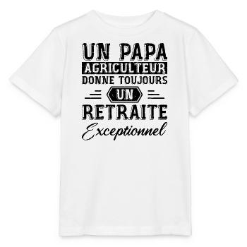 A farmer dad gives an exceptional retiree - Stanley/Stella MINI CREATOR Kids’ T-Shirt - white - Front - Maike (125cm)