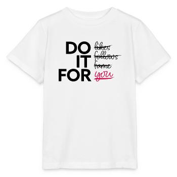 Faites-le pour vous - T-shirt bio MINI CREATOR Stanley/Stella Enfant - blanc - Devant - Maike (125cm)