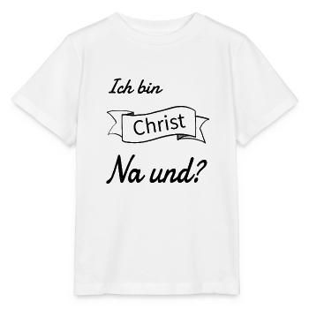 Geschenk für Christen Gläubige Konformation Kirche - Stanley/Stella Kinder T-Shirt MINI CREATOR  - Weiß - Vorne - Maike (125cm)