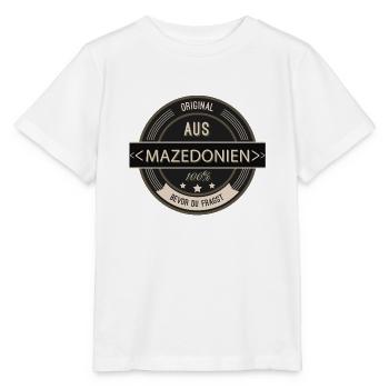 Original aus Mazedonien 100% - Stanley/Stella Kinder T-Shirt MINI CREATOR  - Weiß - Vorne - Maike (125cm)