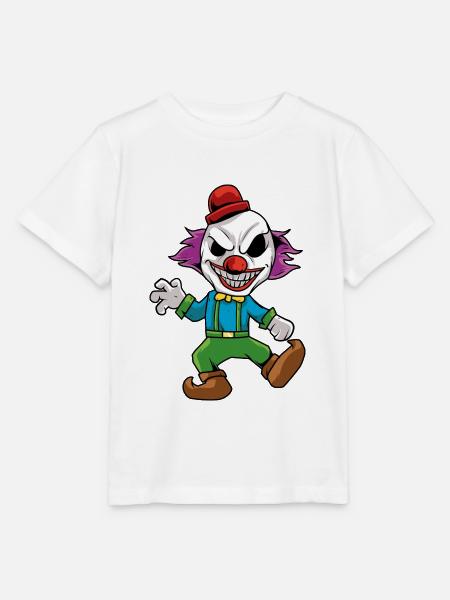 Clown - Stanley/Stella Kinder T-Shirt MINI CREATOR - Weiß