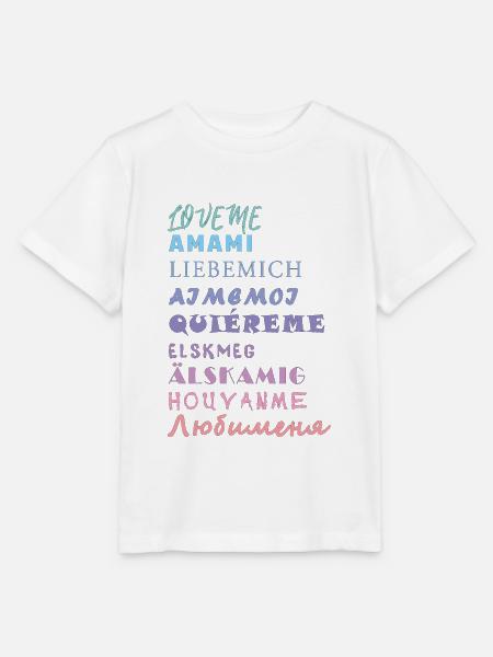 LIEBE MICH - Stanley/Stella Kinder T-Shirt MINI CREATOR  - Weiß