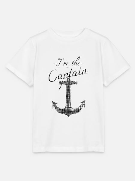 Captain - Stanley/Stella Kinder T-Shirt MINI CREATOR  - Weiß