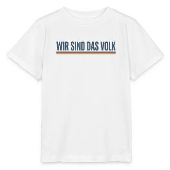 Wir sind das Volk - Stanley/Stella Kinder T-Shirt MINI CREATOR  - Weiß - Vorne - Maike (125cm)