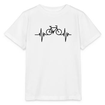 Bike Pulse - Stanley/Stella Kinder T-Shirt MINI CREATOR  - Weiß - Vorne - Maike (125cm)