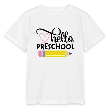 Hello Preschool - Stanley/Stella MINI CREATOR Kids’ T-Shirt - white - Front - Maike (125cm)