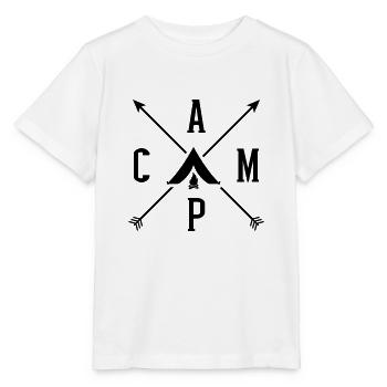 camping - Stanley/Stella MINI CREATOR Kids’ T-Shirt - white - Front - Maike (125cm)