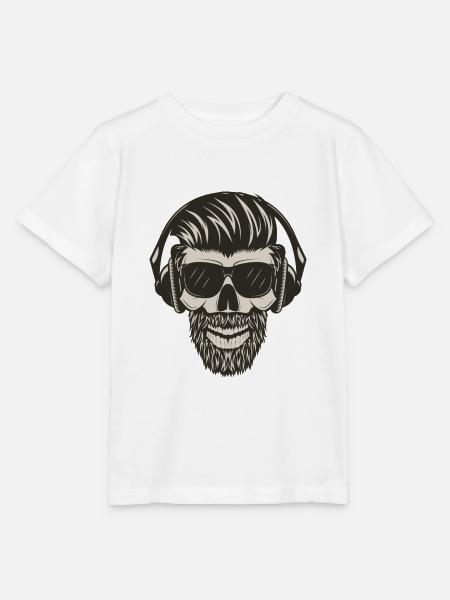 skull - Stanley/Stella Kinder T-Shirt MINI CREATOR - Weiß