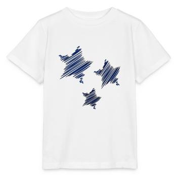 ETOILE. STAR. ETOILES. FÊTE. ANNIVERSAIRE. NOËL. C - T-shirt bio MINI CREATOR Stanley/Stella Enfant - blanc - Devant - Maike (125cm)