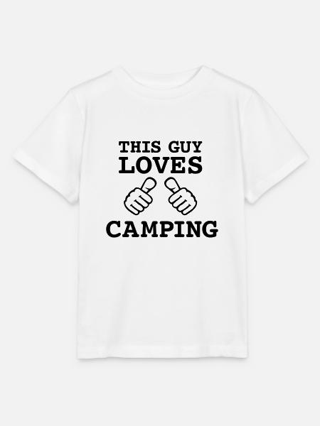Camping - Stanley/Stella Kinder T-Shirt MINI CREATOR - Weiß