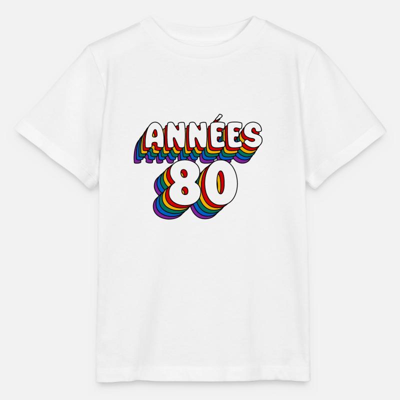ANNÉES 80 !!! - T-shirt bio MINI CREATOR Stanley/Stella Enfant - blanc