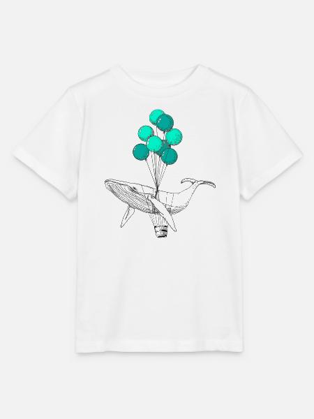 WAL AN LUFTBALLONS - Stanley/Stella Kinder T-Shirt MINI CREATOR - Weiß