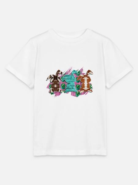 Western Rabbit - Stanley/Stella Kinder T-Shirt MINI CREATOR - Weiß
