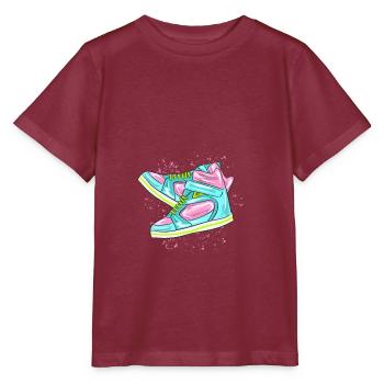 Sneakers - Stanley/Stella MINI CREATOR Kids’ T-Shirt - burgundy - Front - Kain (125cm)