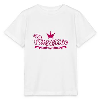 Prinzessin - Krone - Kind Baby Geburt Mädchen - Stanley/Stella Kinder T-Shirt MINI CREATOR  - Weiß - Vorne - Maike (125cm)