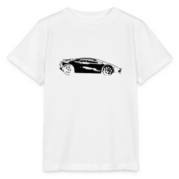 voiture de sport - T-shirt bio MINI CREATOR Stanley/Stella Enfant - blanc - Devant - Maike (125cm)