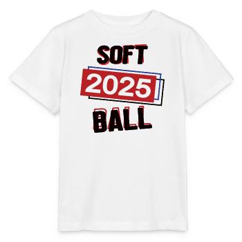Softball Spielerin Team Turnier Mannschaft 2025 - Stanley/Stella Kinder T-Shirt MINI CREATOR  - Weiß - Vorne - Maike (125cm)