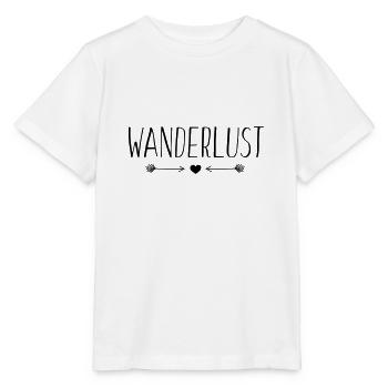 THE FASHION TEE - DIE LUST ZU WANDERN - Stanley/Stella Kinder T-Shirt MINI CREATOR  - Weiß - Vorne - Maike (125cm)